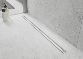 MEXEN - Flat 360 Slim odtokový žľab otočný 110 cm biela 1241110