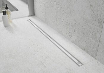 MEXEN - Flat 360 Slim odtokový žľab otočný 120 cm biela 1241120