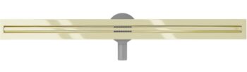 MEXEN - Flat 360 Slim podlahový žľab 90 cm otočný zlato 1541090