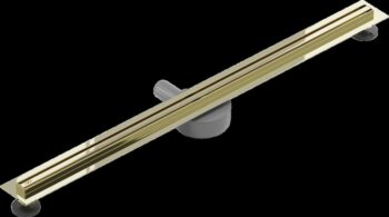 MEXEN - Flat 360 Slim žľab otočný 100 cm zlato 1541100
