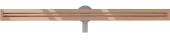 MEXEN - Flat 360 Slim žľab otočný 110 cm ružové zlato 1641110