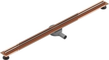 MEXEN - Flat 360 Slim žľab otočný 110 cm ružové zlato 1641110