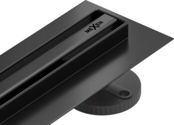 MEXEN - Flat 360 Slim žľab otočný 120 cm čierna 1741120