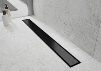 MEXEN - Flat M13 odtokový žľab 2v1 130, čierny 1710130