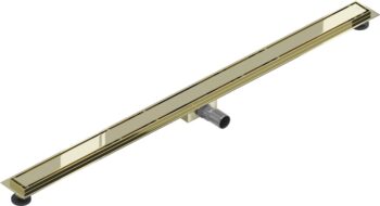 MEXEN - Flat M13 odtokový žľab 2v1 160, zlatý 1510160