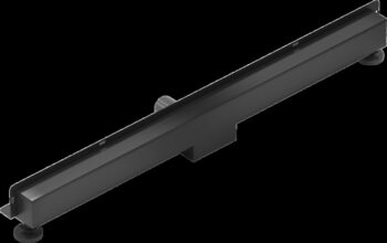 MEXEN - Flat Wall odtokový žľab stena 2v1 100 cm čierna 1730100