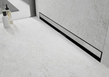 MEXEN - Flat Wall odtokový žľab stena 2v1 110 cm čierna 1730110