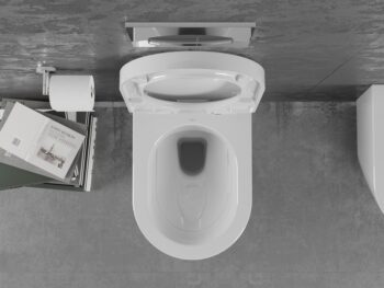 MEXEN - Lena Závesná WC misa vrátane sedátka s slow-tvrdý, biela 30298000
