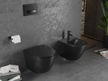 MEXEN - Lena bidet závesné, čierna matná 35224885