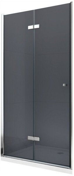 MEXEN - Lima skladacie Sprchové dvere 110, grafit, chróm 856-110-000-01-40