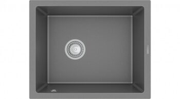 MEXEN MEXEN - Pedro granitový drez 1-miska 560x460 mm, sivá 6508561000-71