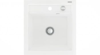 MEXEN MEXEN - Vito granitový drez 1 520x490 mm, biela 6503521000-20