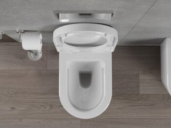 MEXEN - Rico Závesná WC misa vrátane sedátka s slow-tvrdý, biela 30478000