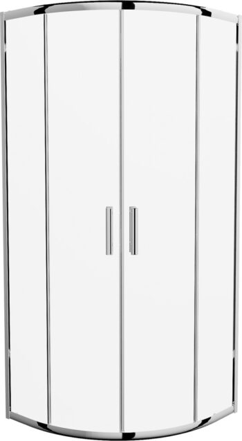 MEXEN - Rio štvrťkruhový sprchovací kút 80x80, sklo transparent, chróm 863-080-080-01-00
