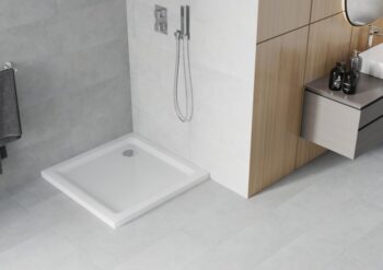 MEXEN - Sprchová vanička štvorcová 70x70, biela 40107070