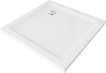 MEXEN - Sprchová vanička štvorcová 80x80, biela 40108080