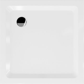MEXEN - Sprchová vanička štvorcová 90x90, biela 40109090