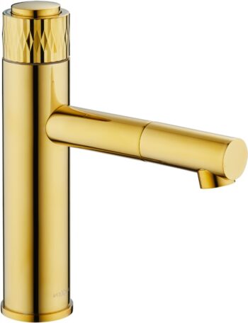 MEXEN - Umývadlová batéria Diamond, zlatá 71500-50