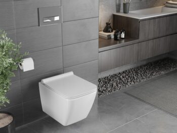 MEXEN - Vega Závesná WC misa vrátane sedátka s slow-slim, duroplast, biela 30654000