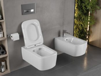 MEXEN - York Závesná WC misa vrátane sedátka s slow-slim, duroplast, biela 30114000