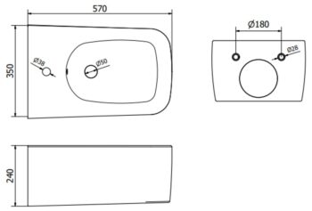 MEXEN - York bidet závesný, biela 35115500