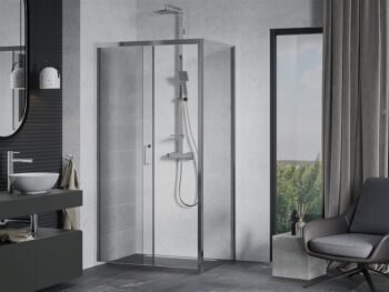 MEXEN/S - APIA sprchovací kút 115x70, transparent, chróm 840-115-070-01-00