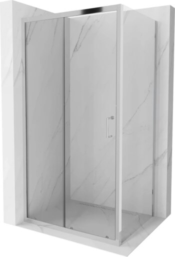 MEXEN/S - APIA sprchovací kút 115x70, transparent, chróm 840-115-070-01-00