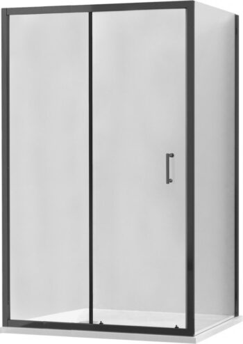 MEXEN/S - APIA sprchovací kút 90x70, transparent, čierna 840-090-070-70-00