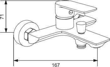 MEXEN/S - Alexa DQ62 Set umývadlové a vaňové batérie s príslušenstvom, chróm 71213DQ62-00