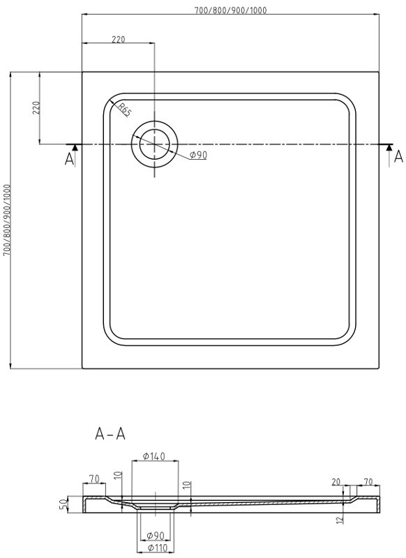 MEXEN/S - Apia Sprchovací kút 100x100, transparent, čierna + vanička so sifónom 840-100-100-70-00-4010B MEXEN/S - Apia Sprchovací kút 100x100, transparent, čierna + vanička so sifónom 840-100-100-70-00-4010B