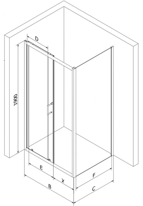 MEXEN/S - Apia Sprchovací kút 110x70, transparent, čierna + vanička so sifónom 840-110-070-70-00-4010B MEXEN/S - Apia Sprchovací kút 110x70, transparent, čierna + vanička so sifónom 840-110-070-70-00-4010B