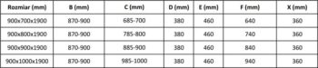 MEXEN/S - Apia Sprchovací kút 90x100, transparent, čierna + vanička so sifónom 840-090-100-70-00-4010B