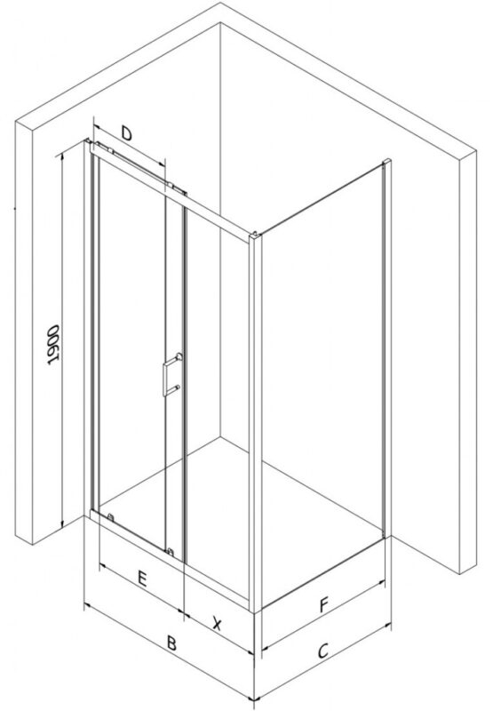 MEXEN/S - Apia Sprchovací kút 90x70, transparent, čierna + vanička so sifónom 840-090-070-70-00-4010B MEXEN/S - Apia Sprchovací kút 90x70, transparent, čierna + vanička so sifónom 840-090-070-70-00-4010B