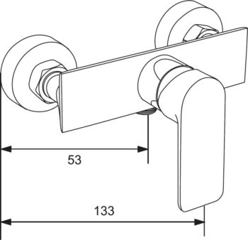 MEXEN/S - Carl sprchový stĺp vrátane sprchovej batérie Alexa, chróm 71240240-00