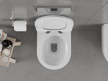 MEXEN/S - Carmen Závesná WC misa vrátane sedátka s slow-slim, duroplast, biela 30880100
