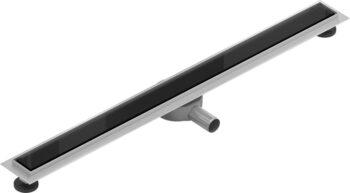 MEXEN/S - Flat 360 MGB odtokový žľab otočný 100 cm čierna sklo 1026100-40