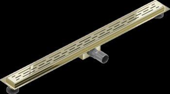 MEXEN/S - Flat M01 odtokový žľab 100 cm zlatý 1520100-15
