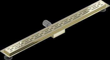 MEXEN/S - Flat M01 odtokový žľab 90 cm zlatý 1520090-15