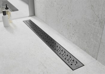 MEXEN/S - Flat M12 odtokový žľab 100 cm čierna 1721100-15