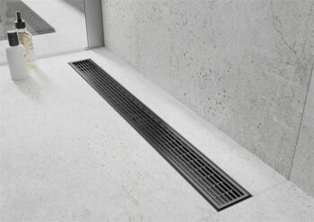 MEXEN/S - Flat M33 odtokový žľab 100, čierny 1733100-15