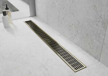 MEXEN/S - Flat M33 odtokový žľab 100, zlatý 1533100-15