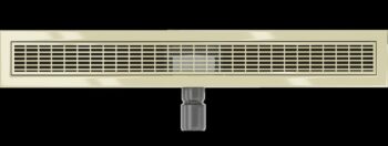 MEXEN/S - Flat M33 odtokový žľab 60, zlatý 1533060-15
