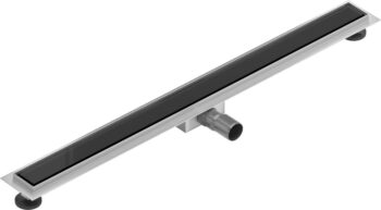 MEXEN/S - Flat MGB odtokový žľab 100 cm čierna sklo 1026100-15