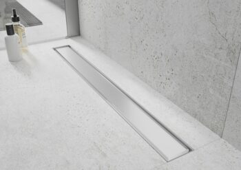 MEXEN/S - Flat MGW odtokový žľab 100 cm biele sklo 1027100-15