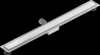 MEXEN/S - Flat MGW odtokový žľab 100 cm biele sklo 1027100-15