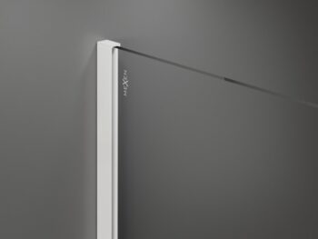 MEXEN/S - KIOTO Sprchová zástena WALK-IN 100 x 200, grafit 8 mm, biela 800-100-101-20-40