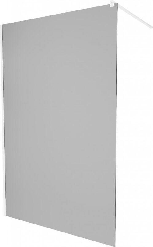 MEXEN/S - KIOTO Sprchová zástena WALK-IN 110 x 200, grafit 8 mm, biela 800-110-101-20-40 MEXEN/S - KIOTO Sprchová zástena WALK-IN 110 x 200, grafit 8 mm, biela 800-110-101-20-40