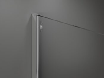 MEXEN/S - KIOTO Sprchová zástena WALK-IN 110x200 cm 8 mm, chróm, čierny vzor 2 800-110-101-01-78