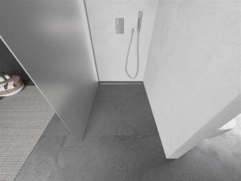 MEXEN/S - KIOTO Sprchová zástena WALK-IN 120x200 cm 8 mm, chróm, matné sklo 800-120-101-01-30