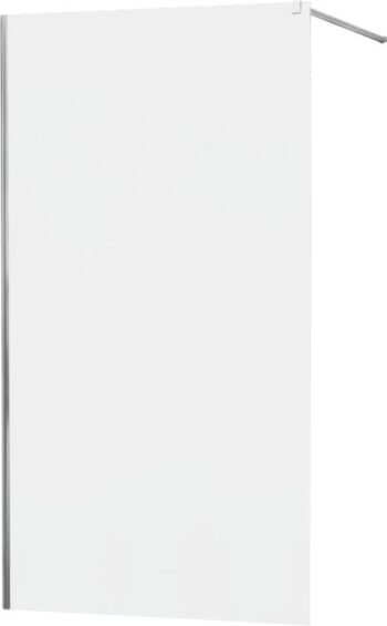 MEXEN/S - KIOTO Sprchová zástena WALK-IN 120x200 cm 8 mm, chróm, matné sklo 800-120-101-01-30